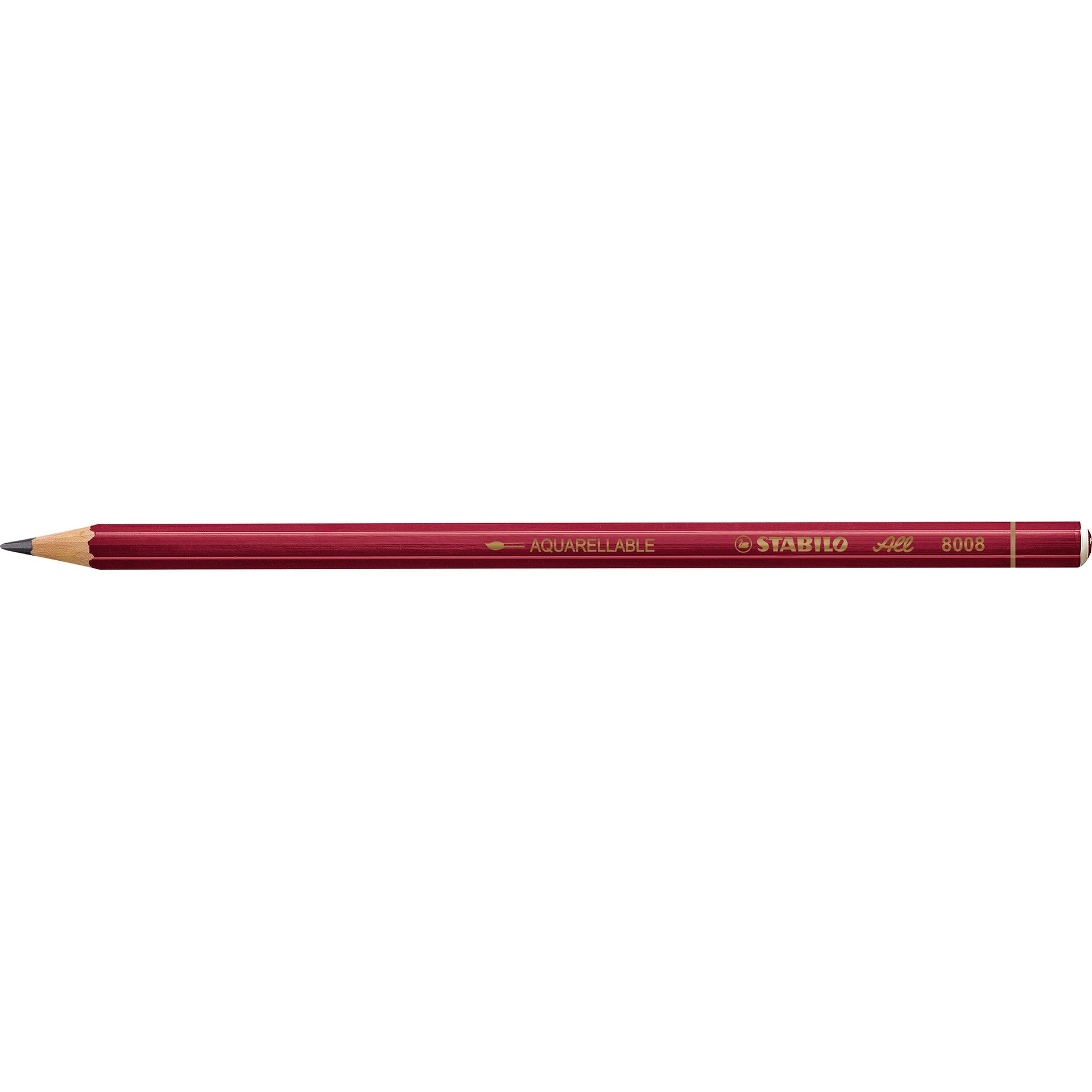 Graphitstift All Stärke der Mine 3,3mm 2B rot