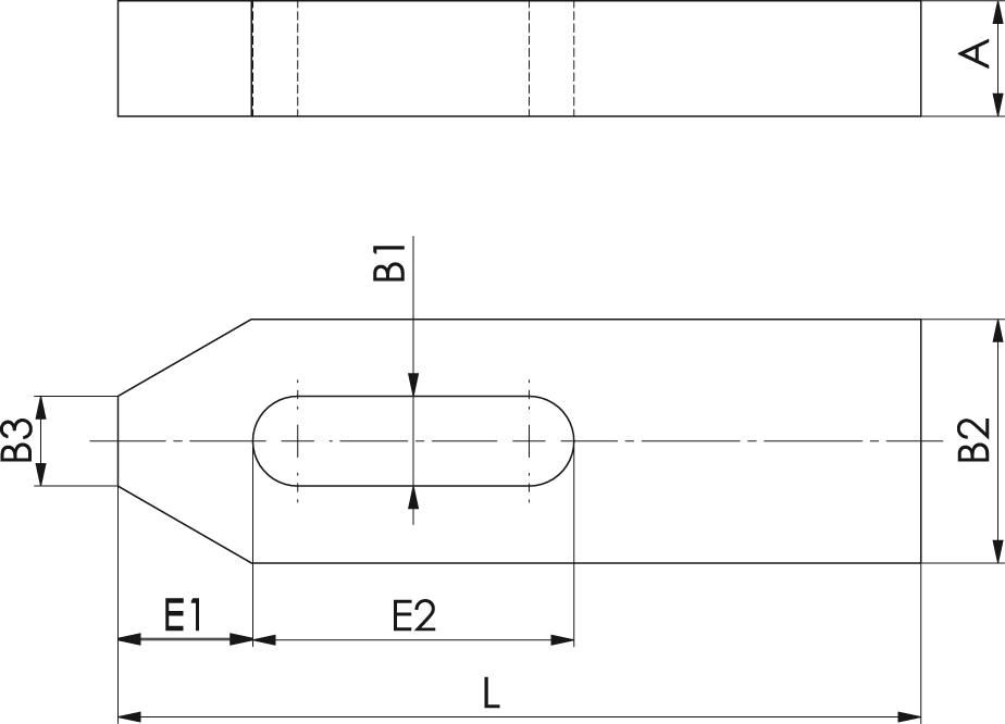 Spanneisen DIN6314 6,6x50mm FORMAT