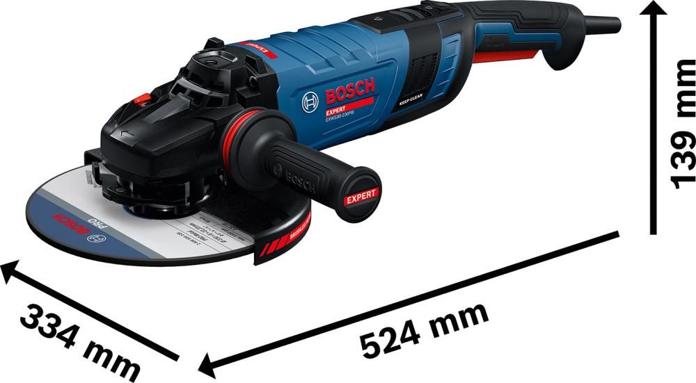 EXPERT-Winkelschleifer EXWS30-230PB Karton