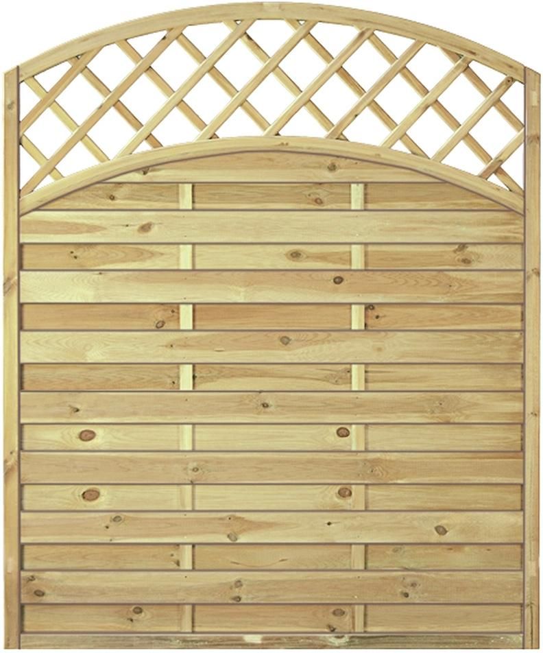 Maxi-Doppelbogen-1 150 x 180/160 cm kdi grünRahmen 45/45mm, Lamellen geriffelt & geschraubt