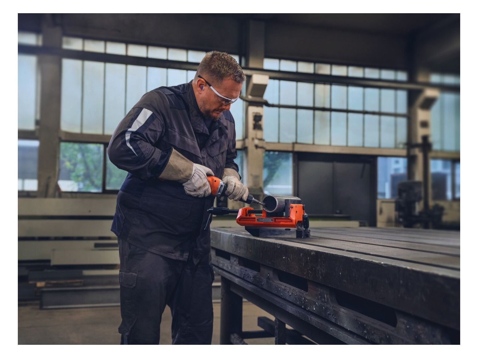 FEIN Schraubstock, VersaMAG Vise 160 L Set