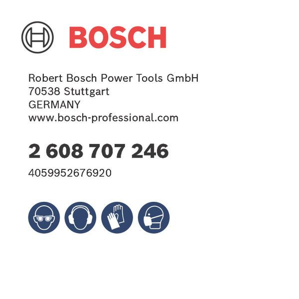 Bosch PRO SDS plus-5X Hammerbohrer-Set, 5/6/8/6/8/10/12 mm, 7-tlg