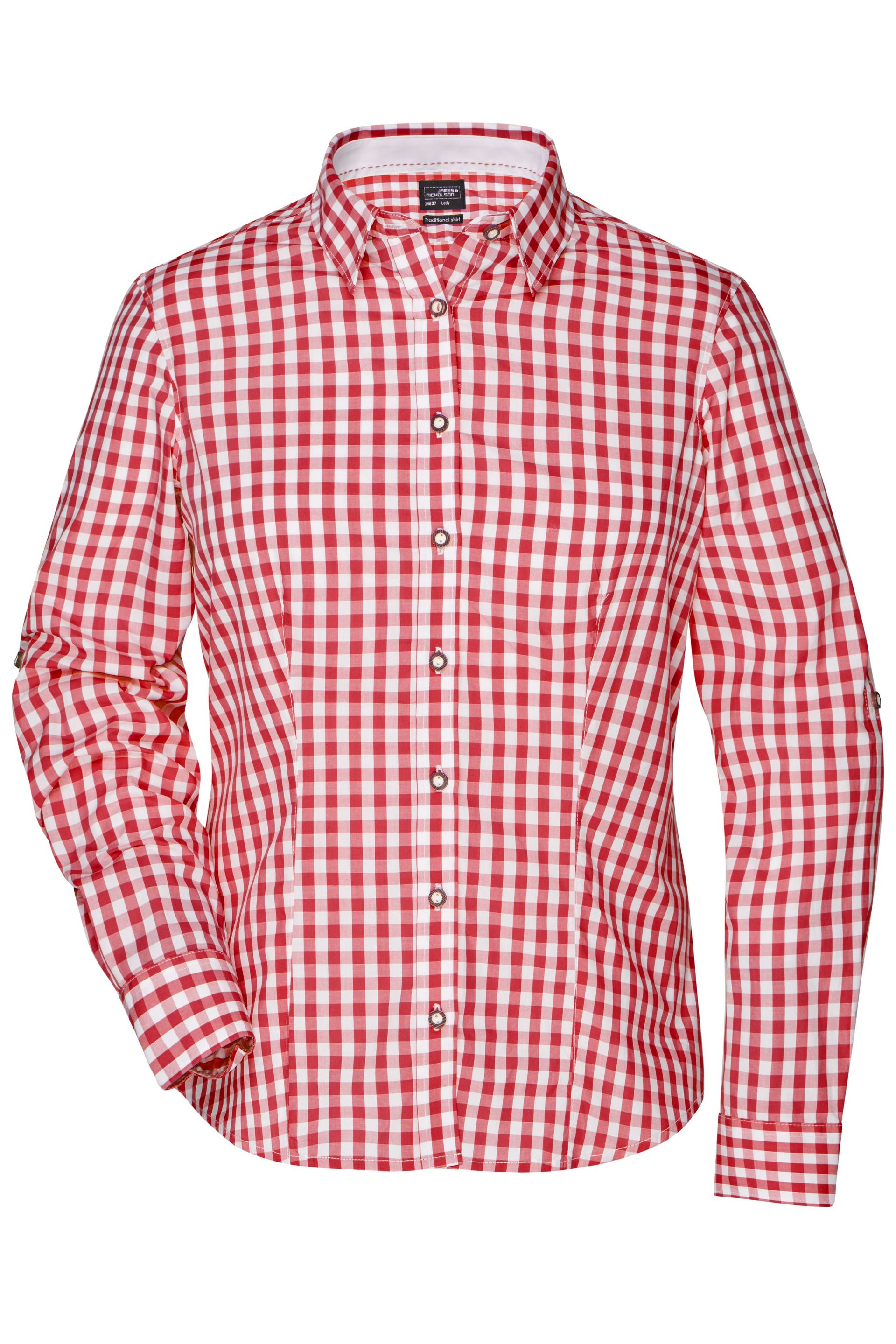 Bluse   im klassischen Trachtenlook für Damen