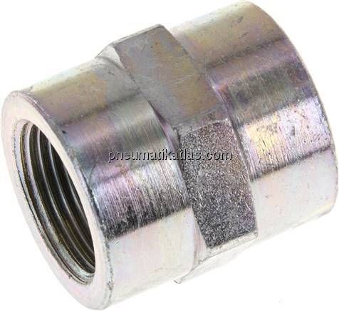 Hochdruck-Muffe G 3/4"-G 3/4", Stahl verzinkt