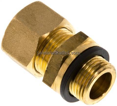 Gerade Klemmringverschraubung G 3/8"-12 (M18x1,5)mm, Messing