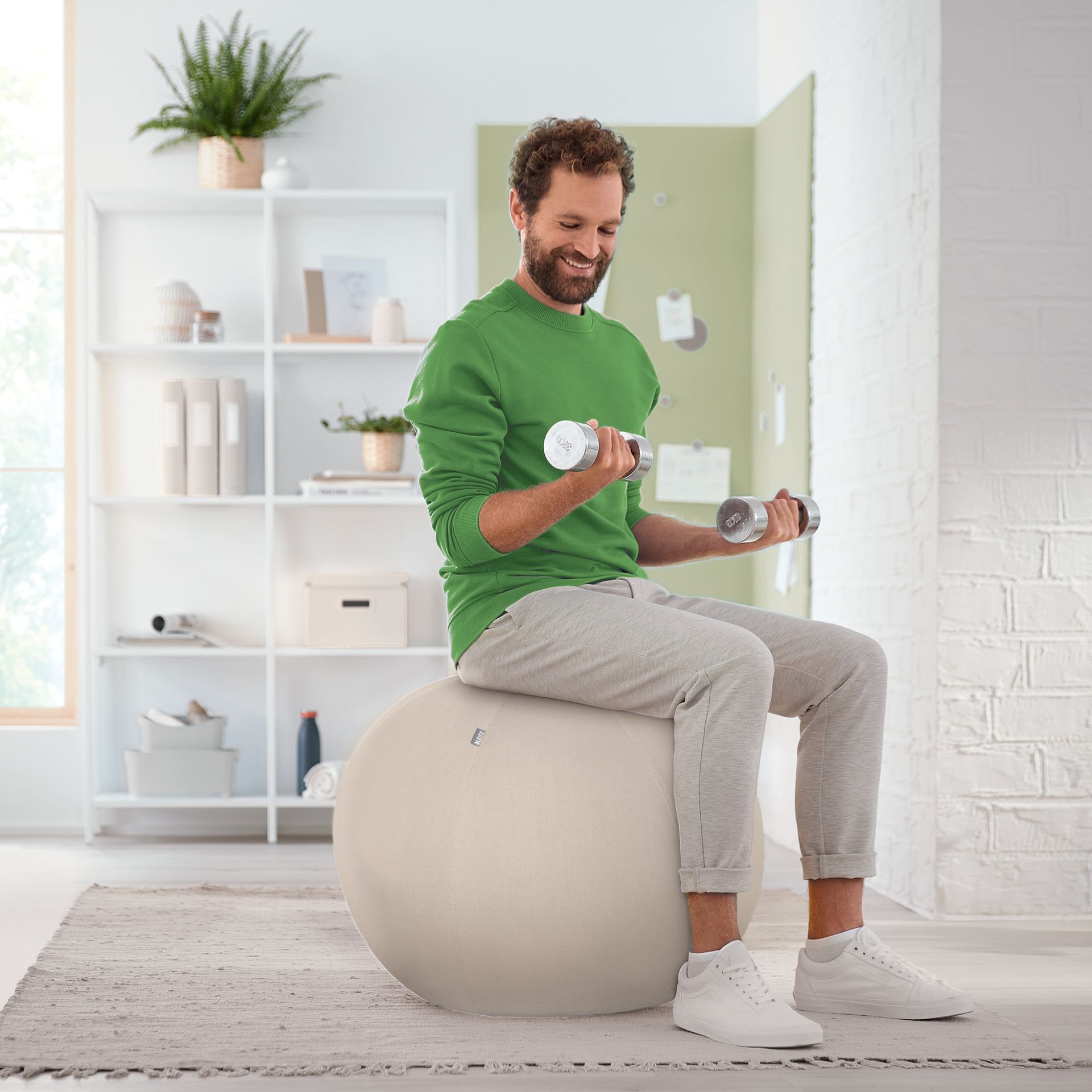 Sitzball Active 55cm h.gr