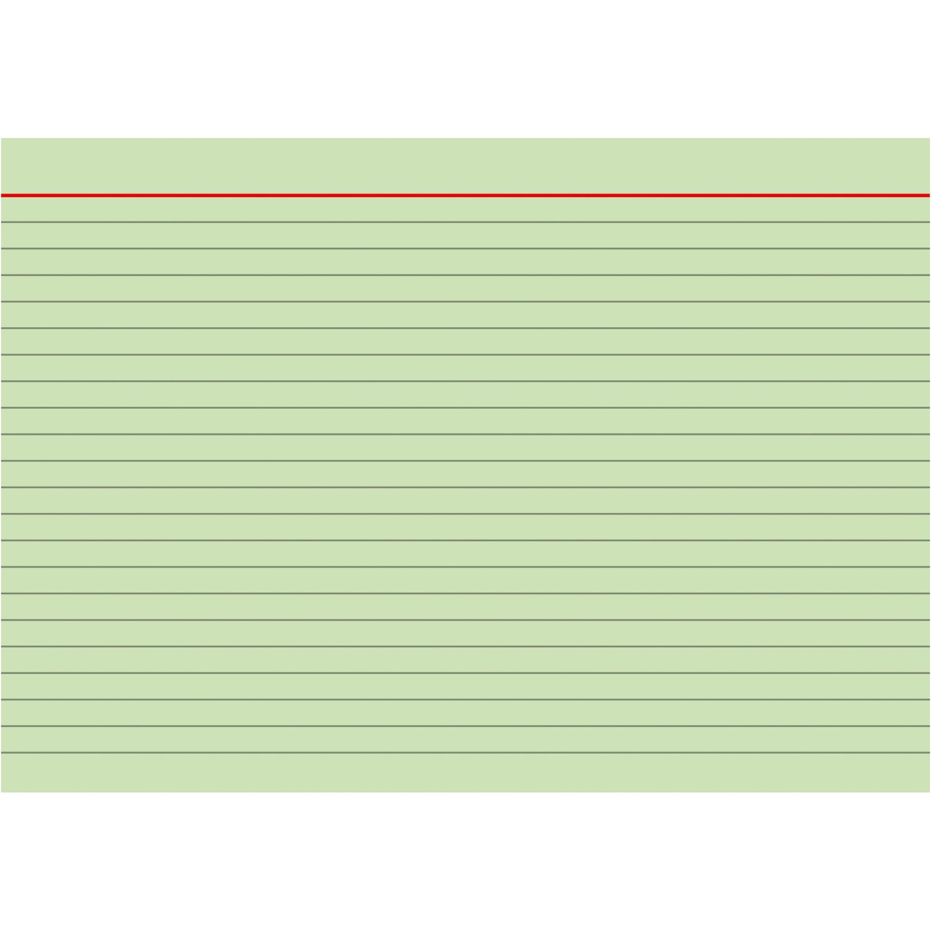 Karteikarte DIN A5 liniert gn 100 St./Pack.