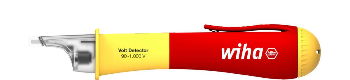 Wiha Spannungsprüfer Volt Detector berührungslos, einpolig, 90 - 1.000 V AC inkl. 2x AAA-Batterien (43798)