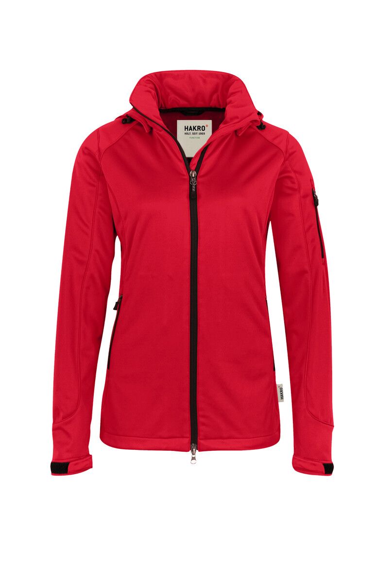 HAKRO Damen Softshelljacke rot, XS