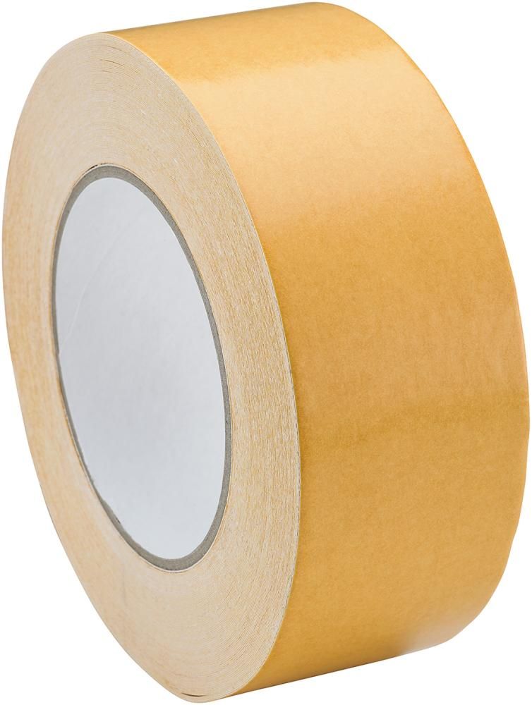 Doppelseitiges Verlegeband weiß 50mmx25m Synthesekautschuk
