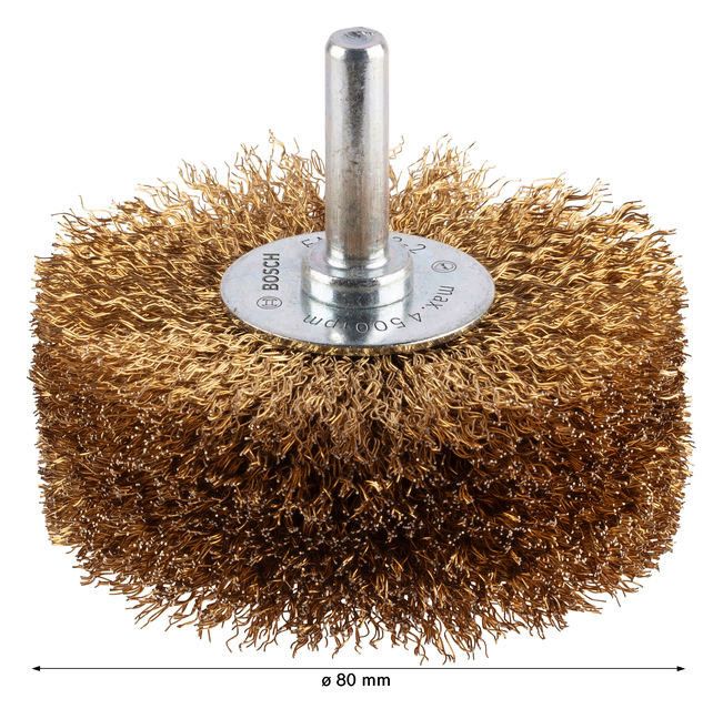 BOSCH Holz-Strukturbürste, vermessingt