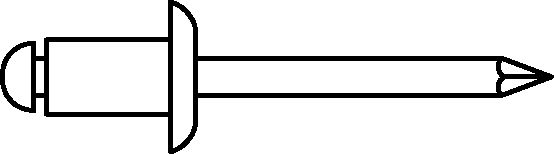 Blindnieten 3X8 500St
