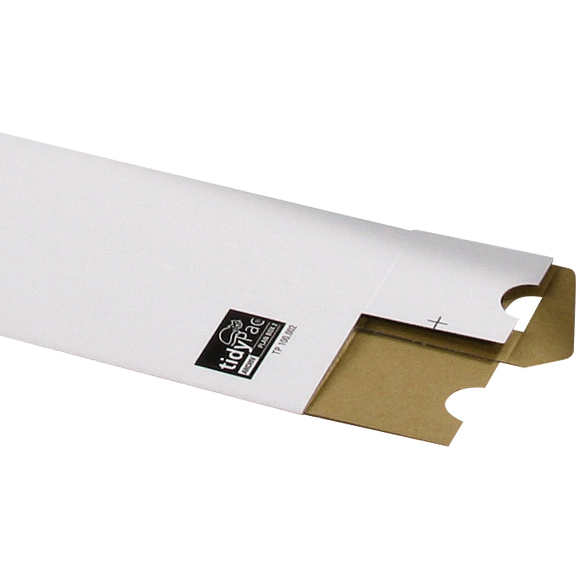 Versandhülse 500x65x65mm Wellkarton weiß
