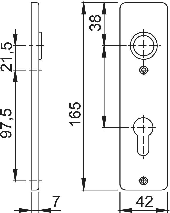 Schild 202KP PZ, 72/8, TS 37- 40, F2, VE 1