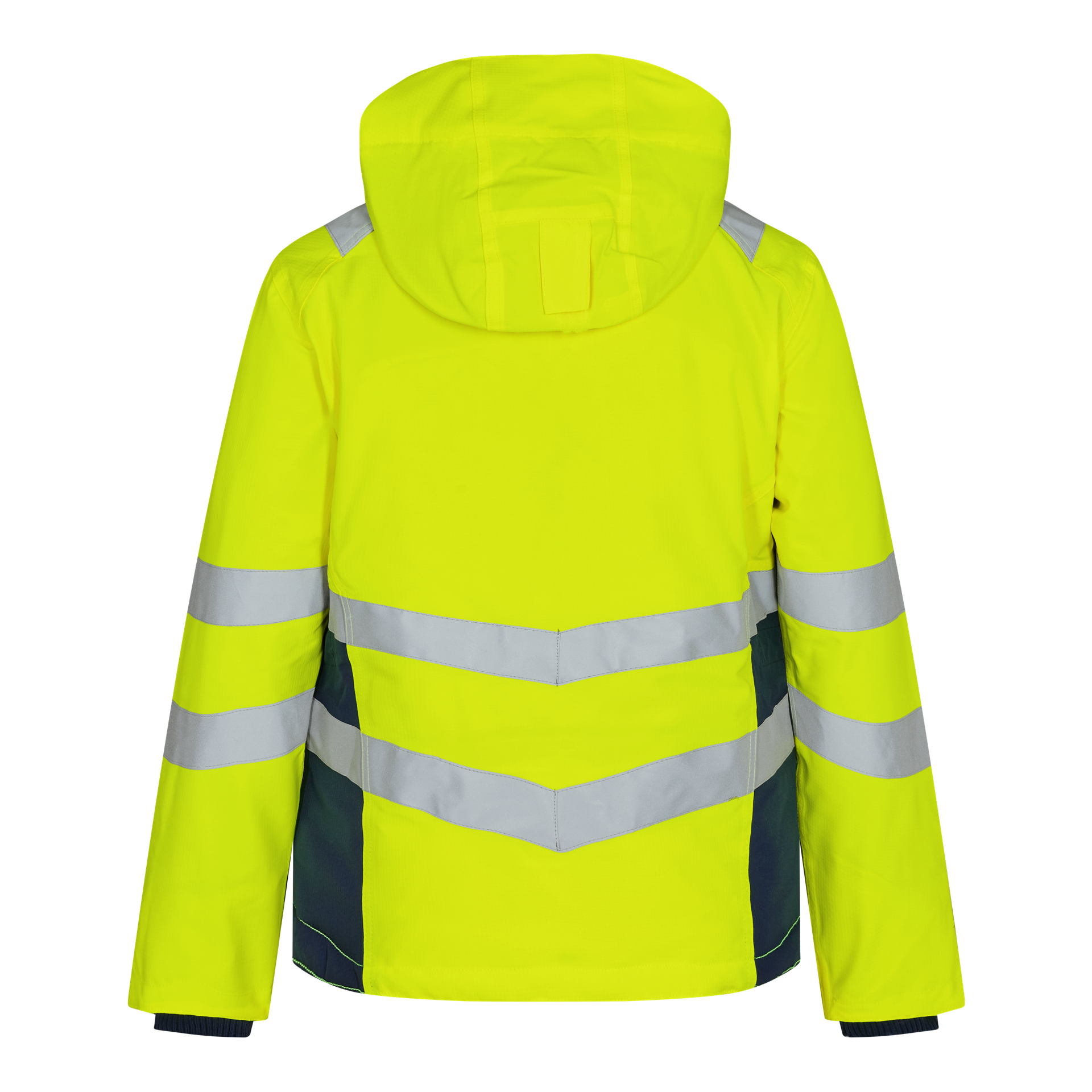 Safety Damen Winterjacke Gelb/Blue Ink, Gr. L