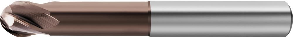Radiusfräser VHM 10,0mm Z4 Perrox Typ H Werksnormlang G-Mold 65 B GÜHRING