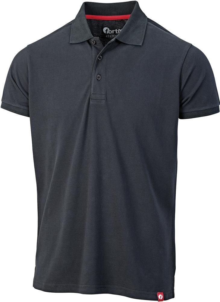 Soft-Poloshirt Herren schwarz Gr. XS FORTIS Elements