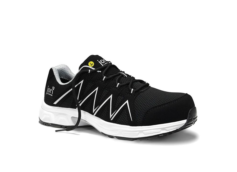 Jori Sicherheitshalbschuh jo_SPEEDY black-silver Low ESD S1PS, Gr. 36