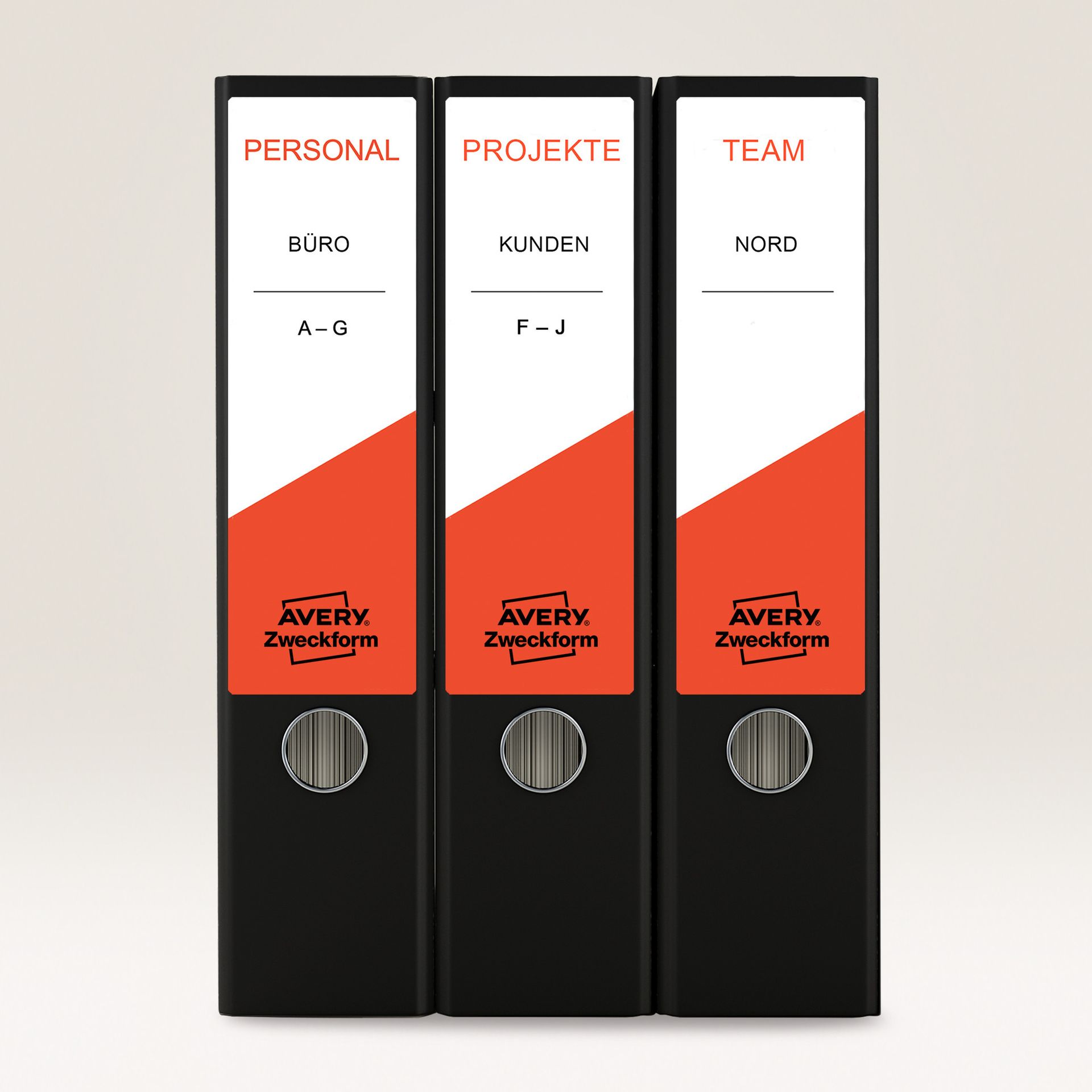 Ordneretikett 61x192mm ws 400 St./Pack.