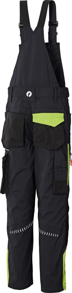 Kids-Latzh. Performance schwarz/lime Gr. 122-128 FORTIS