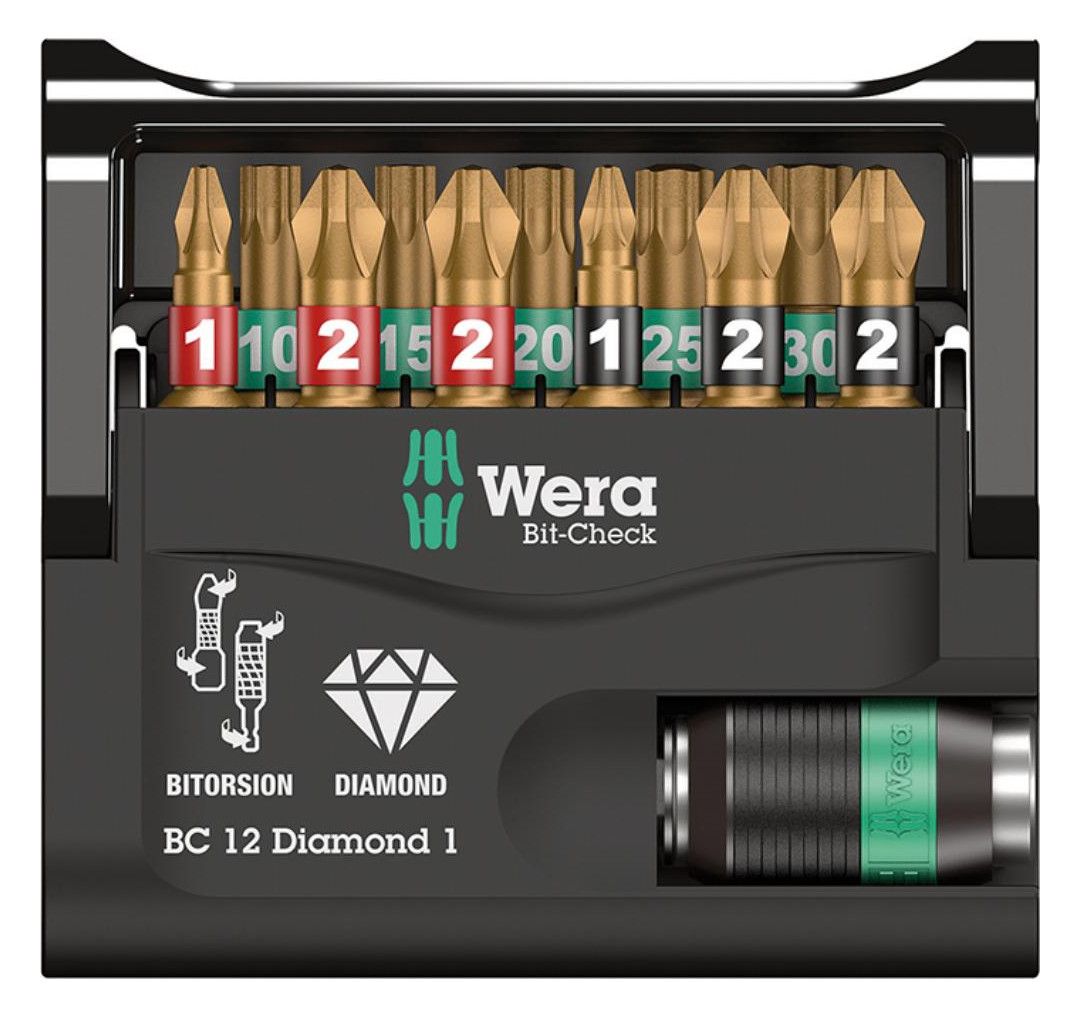 WERA Bitsatz diamant "Bit-Check12"
