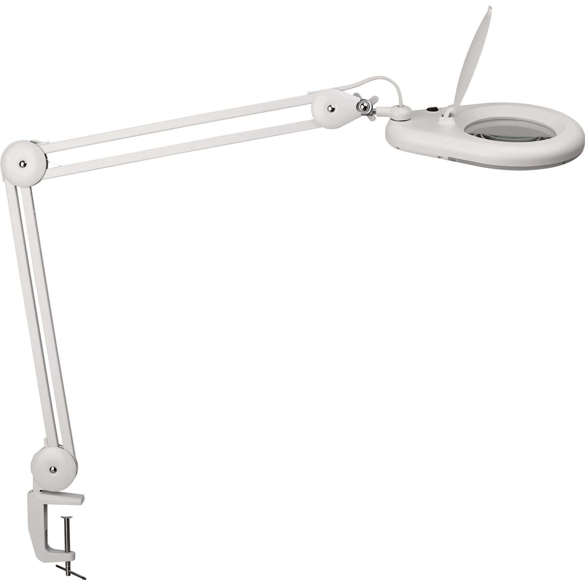 LED-Lupenleuchte  viso Klemmfuß ws