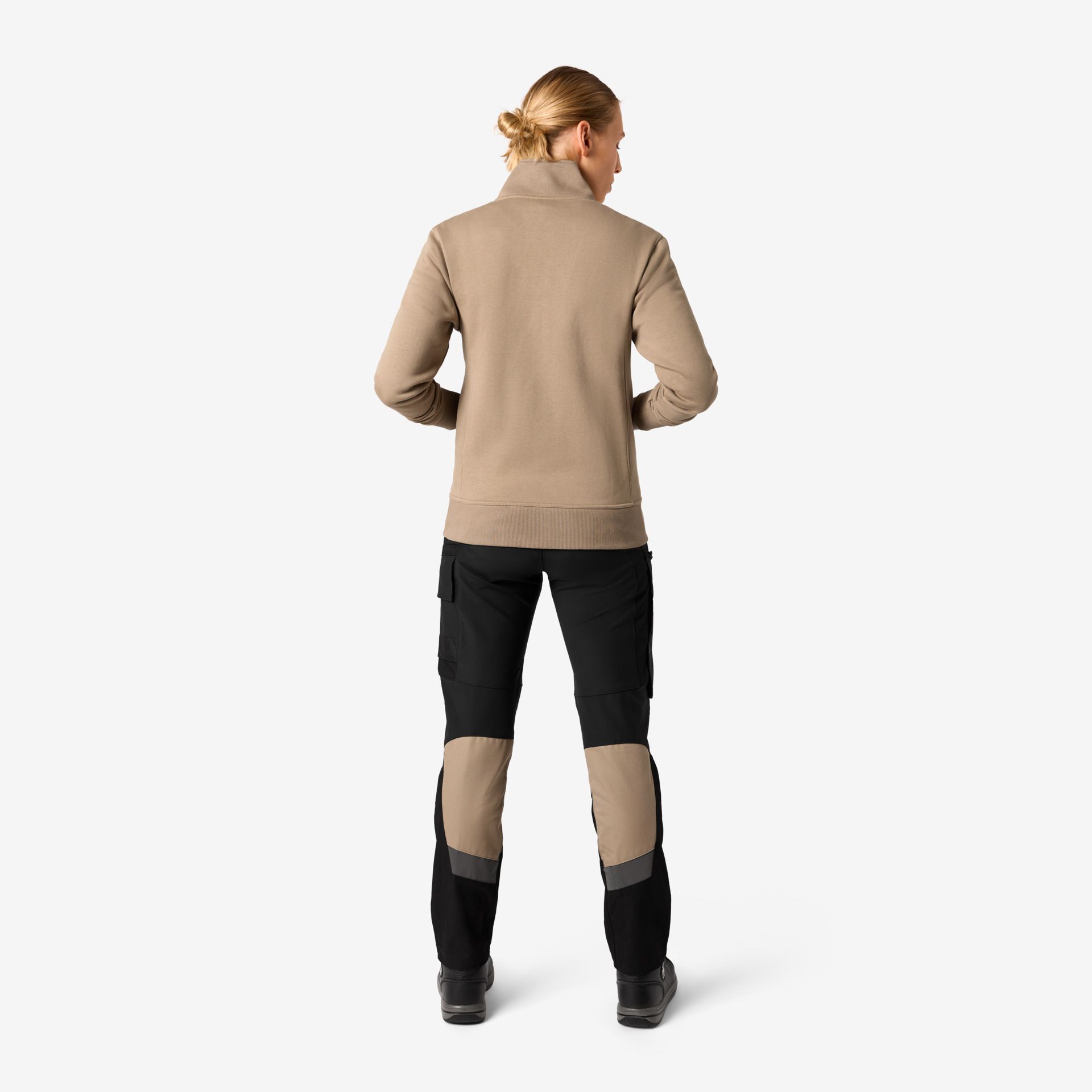 FHB Sweatjacke EUGEN beige - Gr. S