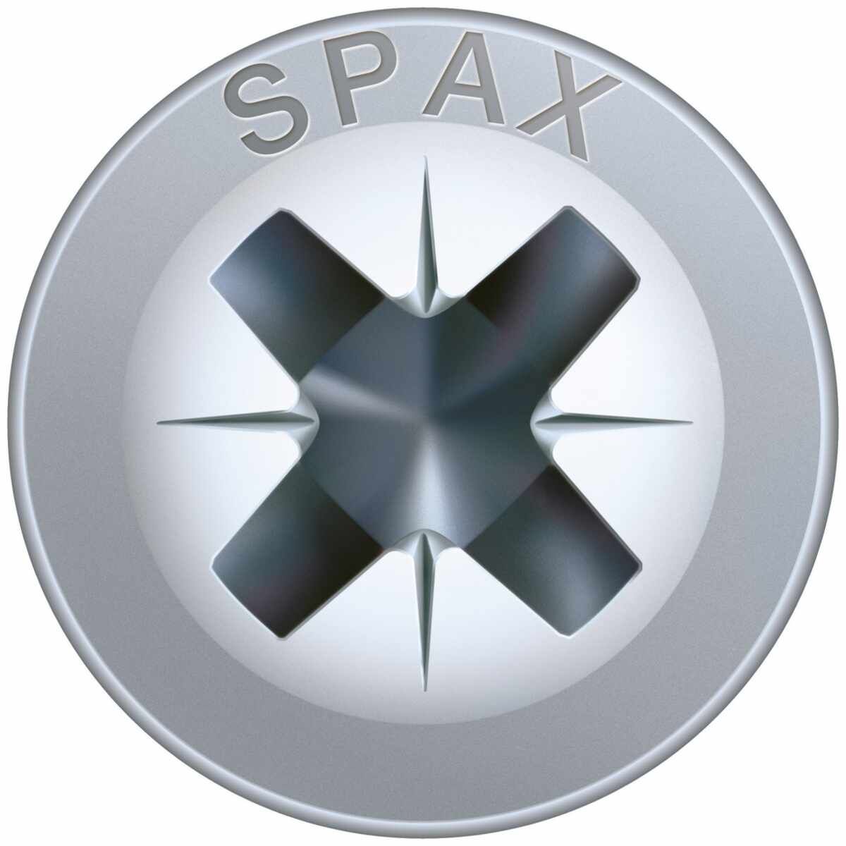 SPAX Universalschraube, 3,5 x 30 mm, 3000 Stück, Vollgewinde, Rückwandkopf, Kreuzschlitz Z2, 4CUT, WIROX - 0281010350302