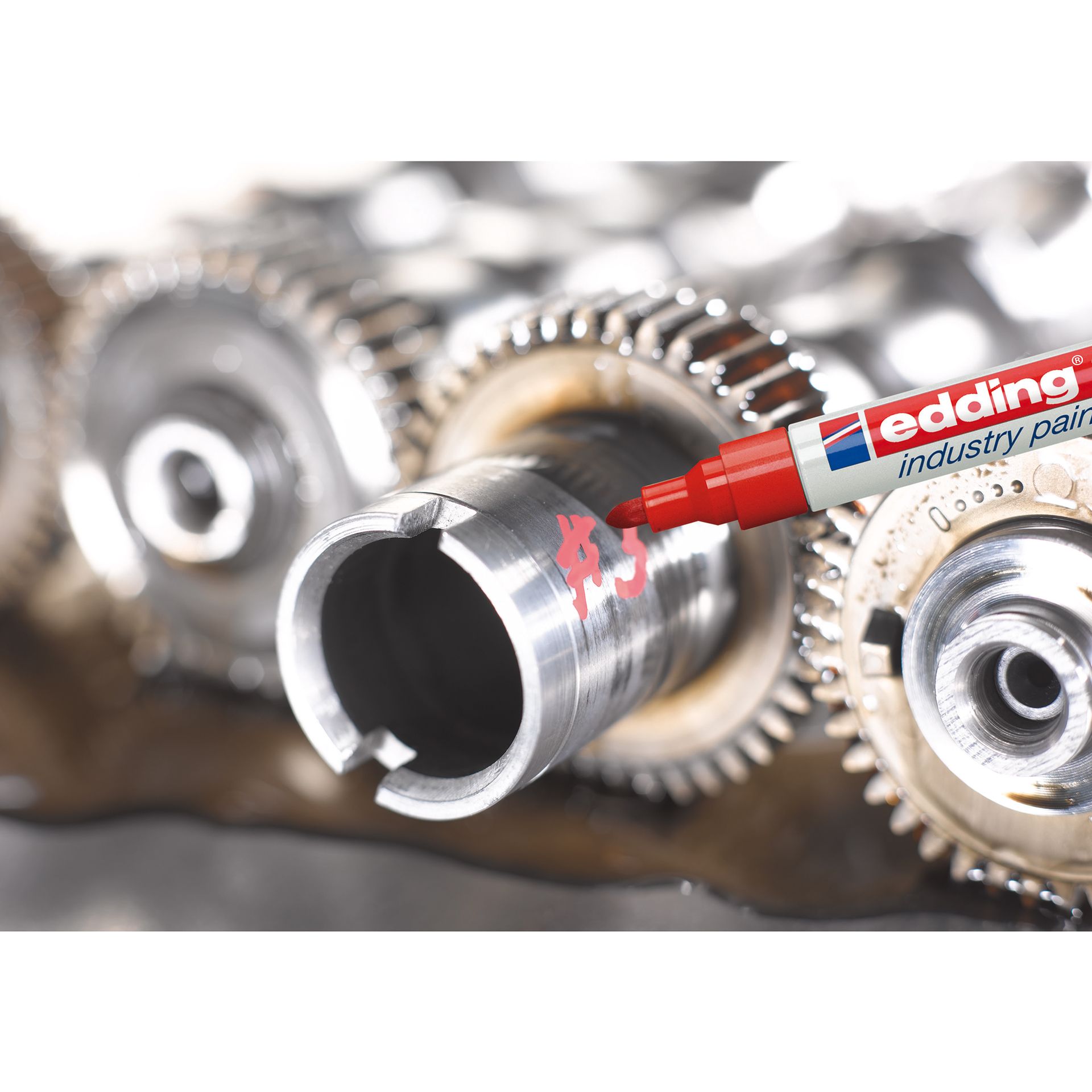 Industrie Lackmarker 8750 2-4mm Rundspitze sw