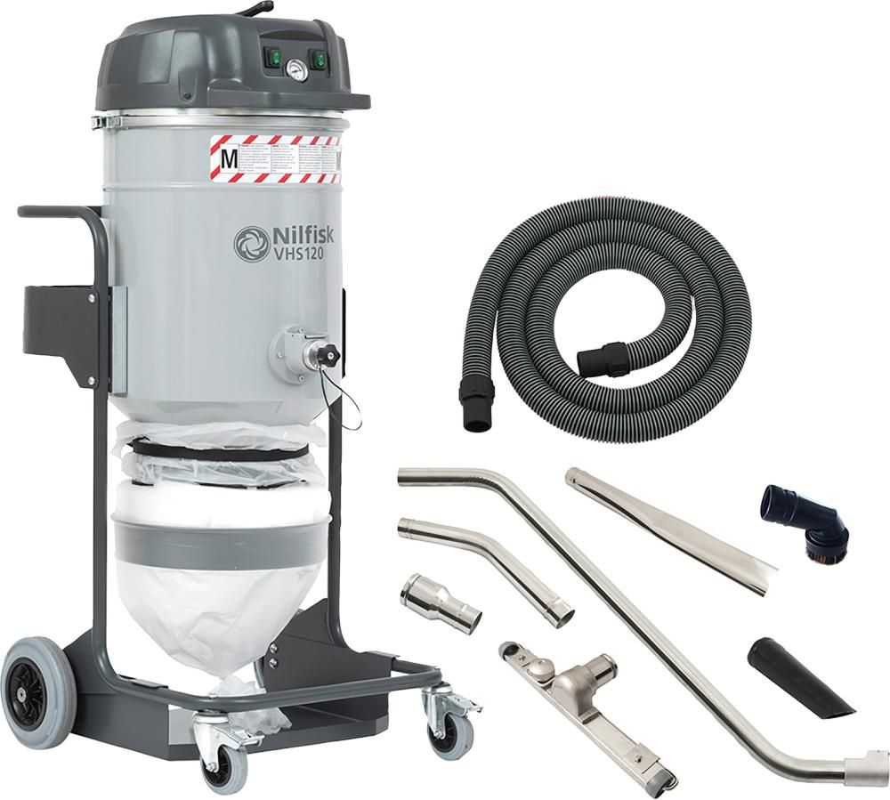 Industriesauger VHS120 MC spezial NilfiskAntistatik Set