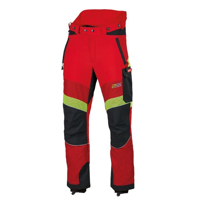 PSS X-treme Schnittschutzhose Breeze rot/gelb - Gr. 58