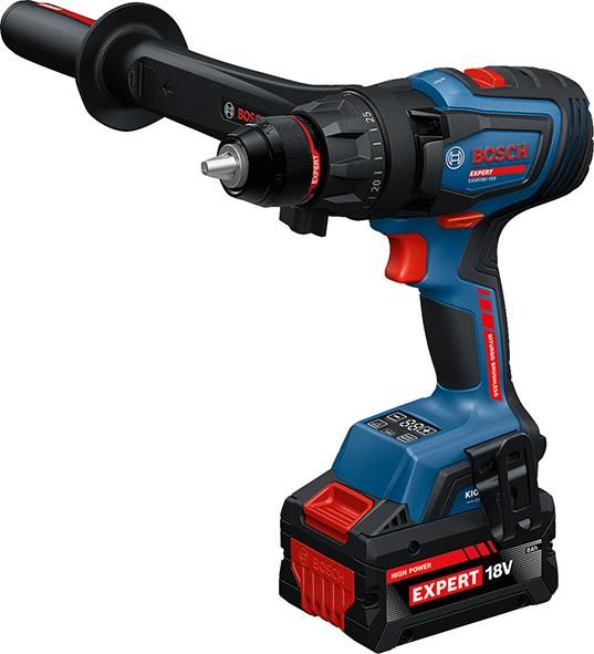 Akku-EXPERT-BohrschrauberEXSR18V-150 2xEXBA18V-80 Ladegerät, L-Boxx