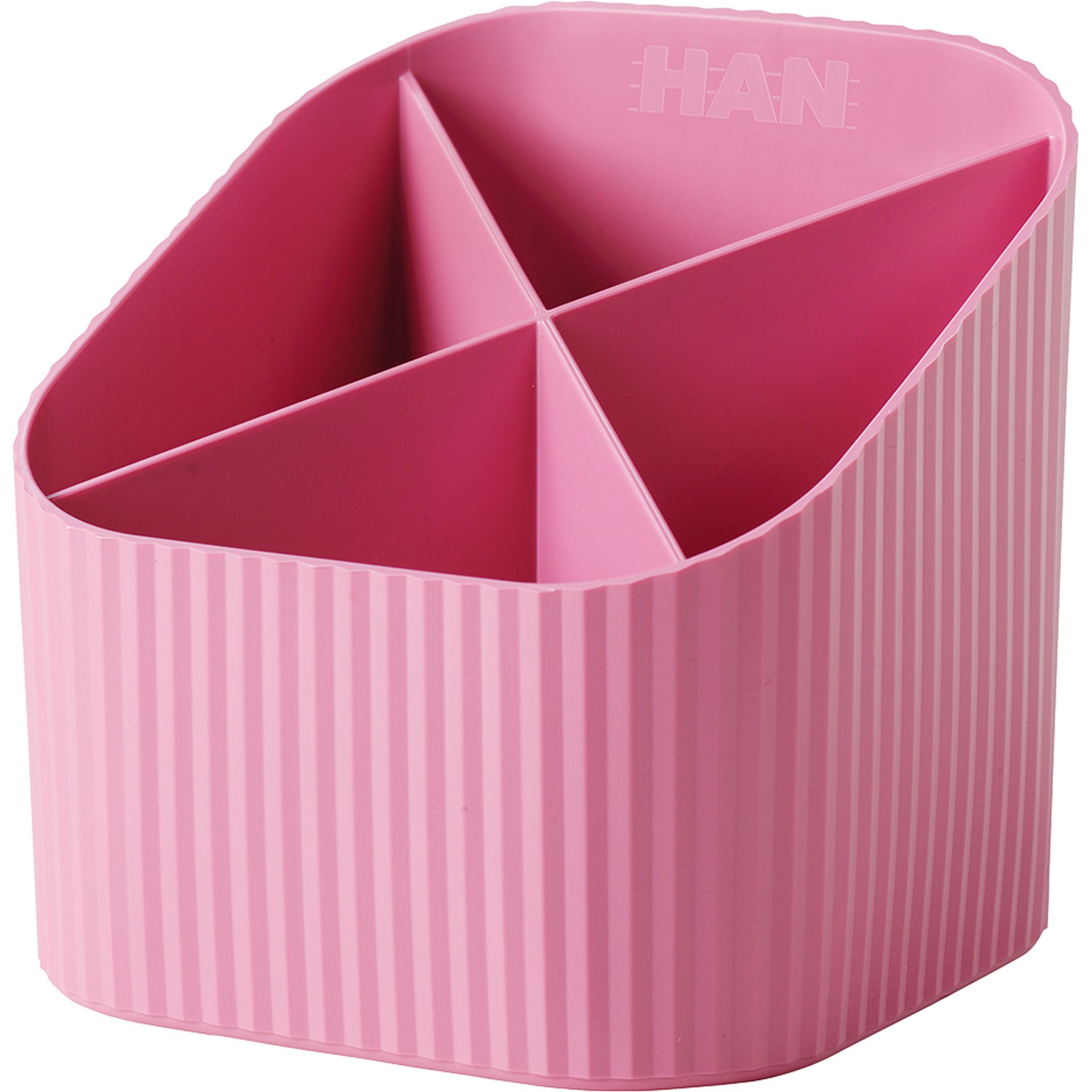 Schreibtischköcher Re-X-LOOP 4Fächer RC rosa