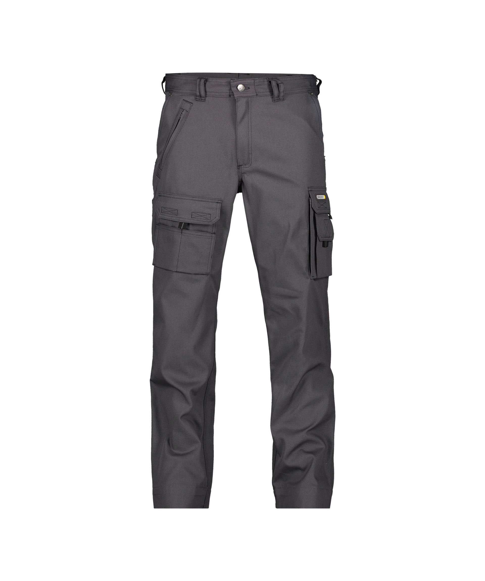 DASSY® Kingston - Canvas Arbeitshose - zementgrau, Gr. 64