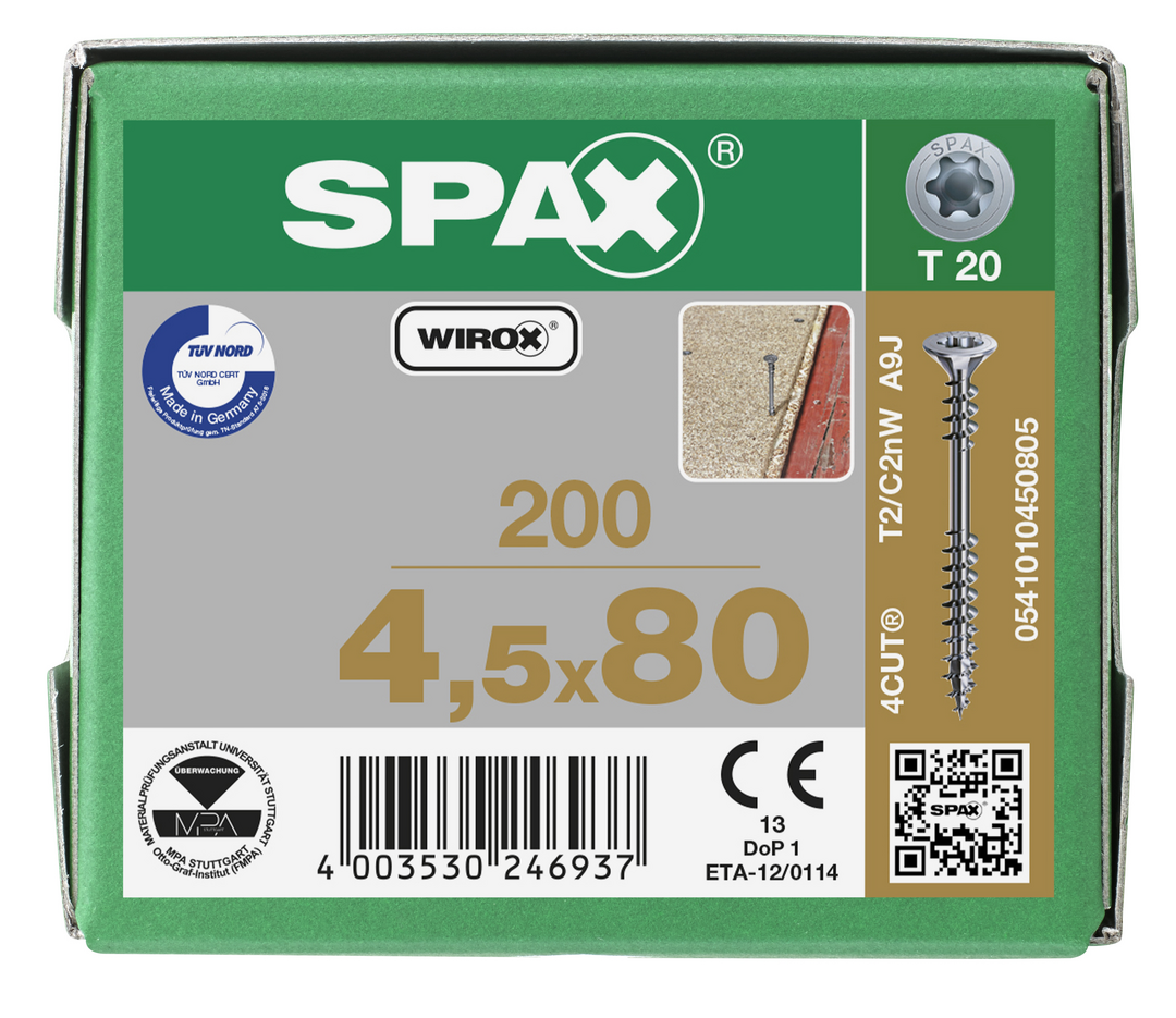 SPAX Verlegeschraube Senkkopf T-STAR plus FG