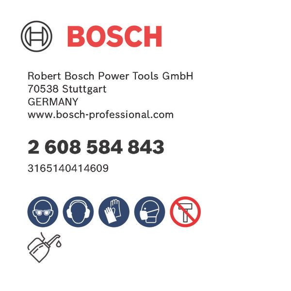 BOSCH HSS-Co Ersatzzentrierbohrer