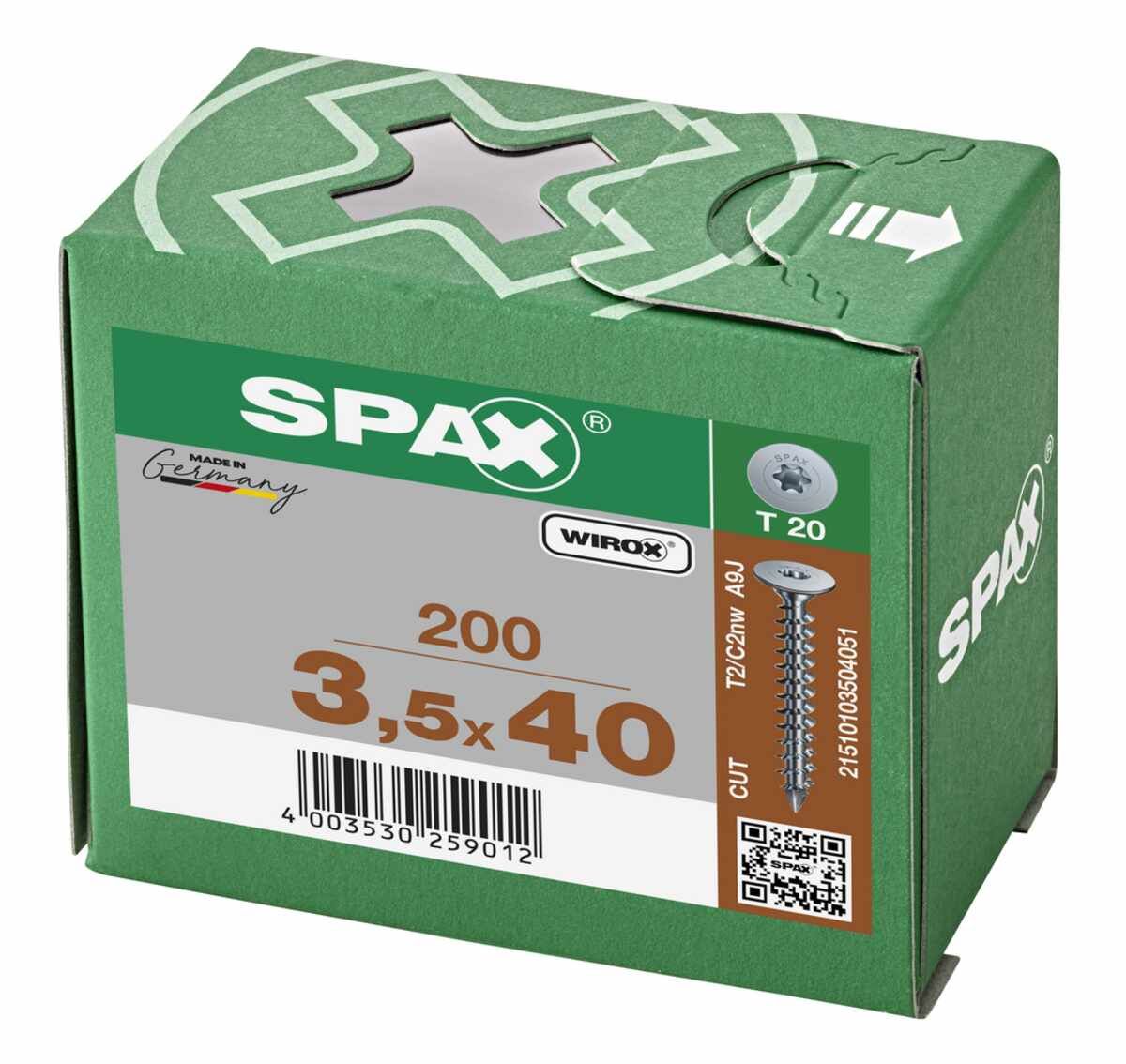 Rückwandschrauben Spax T-STAR 3,5x40 VE200