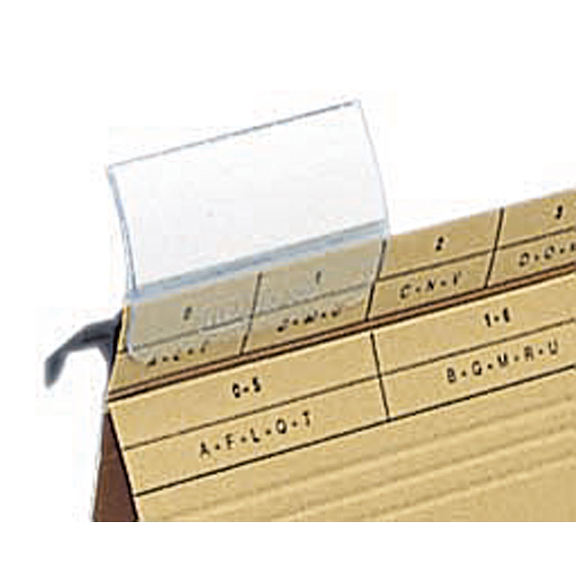 Vollsichtreiter Vertic PP 25 St./Pack.