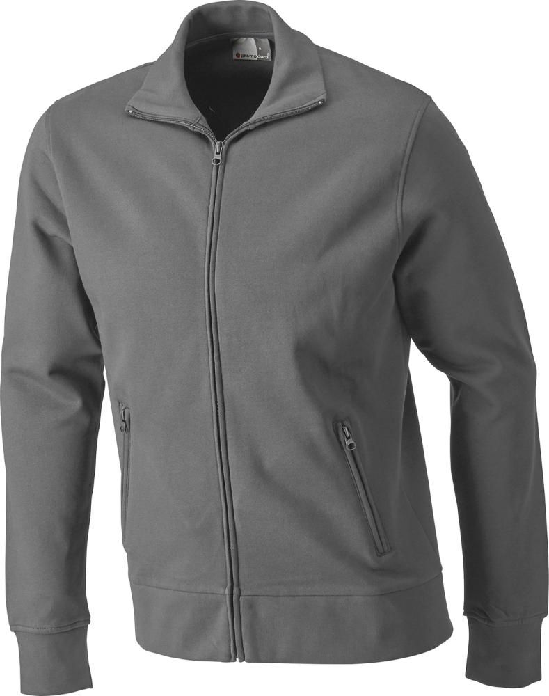 Sweatshirtjacke, Gr. 2XL steelgrey