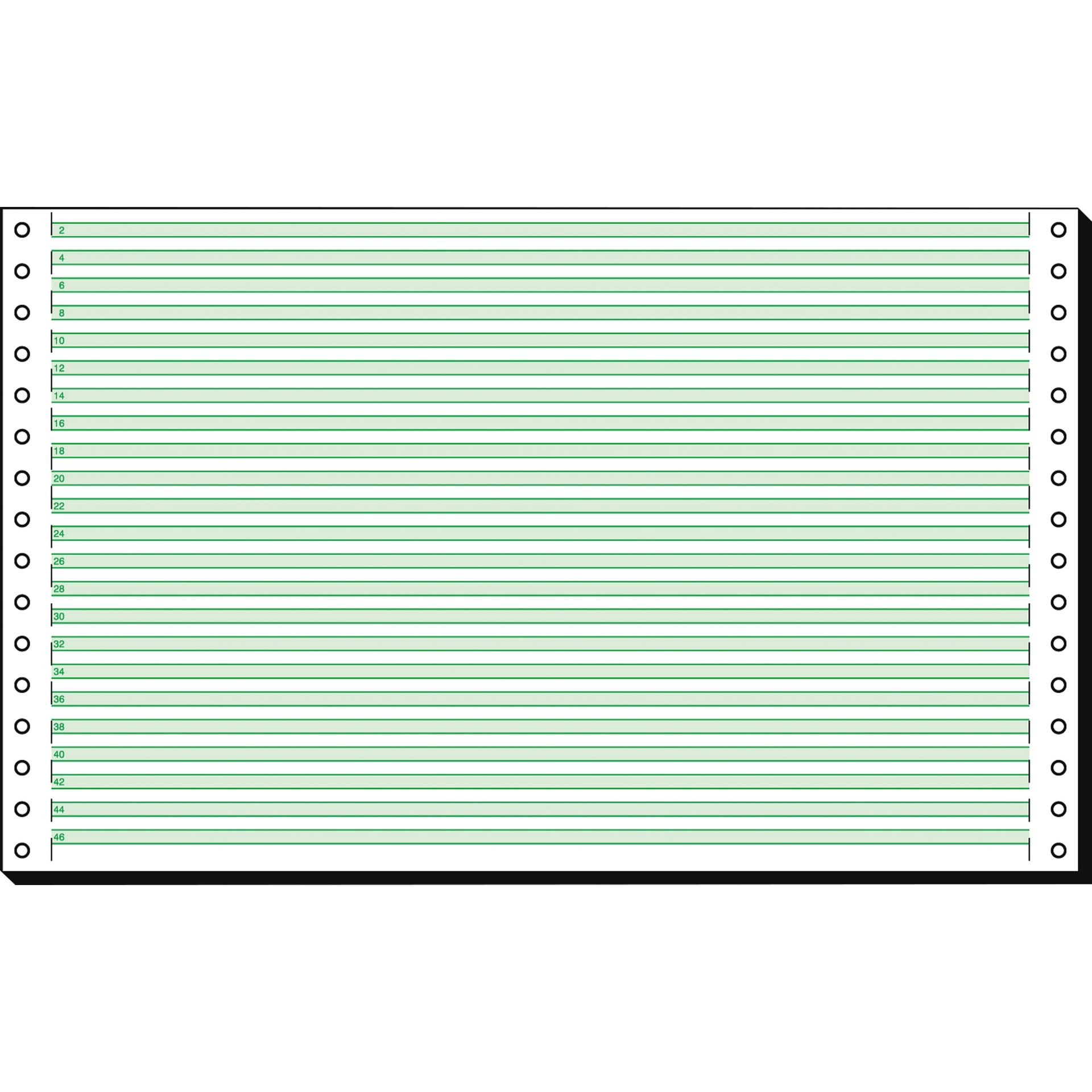 Computerpapier 8x330mm 2000Bl