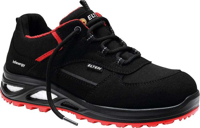 Halbschuh HANNAH XXTL, black-red LOW, ESD, S3, Gr.36