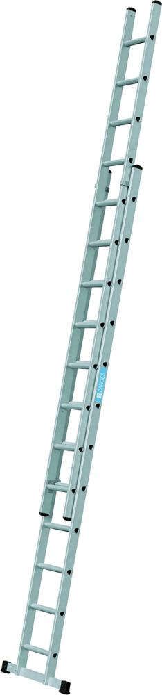 Schiebeleiter 2-teilig 2 x 8 Sprossen Leiterlänge max 3,80 m Arbeitshöhe 4,60 m ZARGES