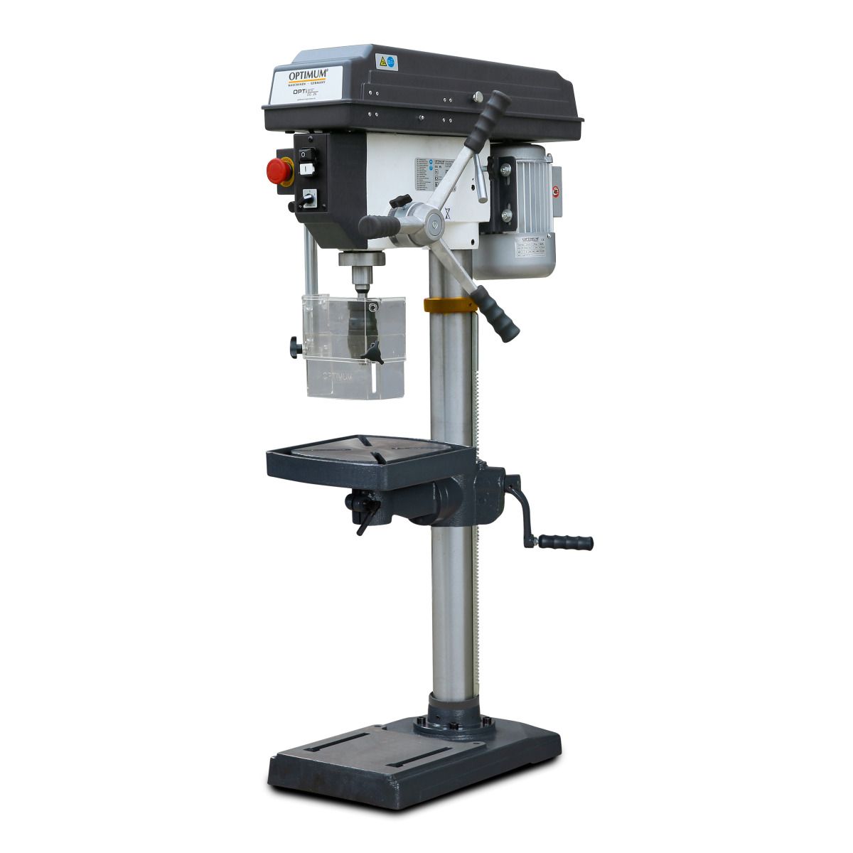 Säulenbohrmaschine Optimum OPTIdrill DQ 25T Aktions-Set