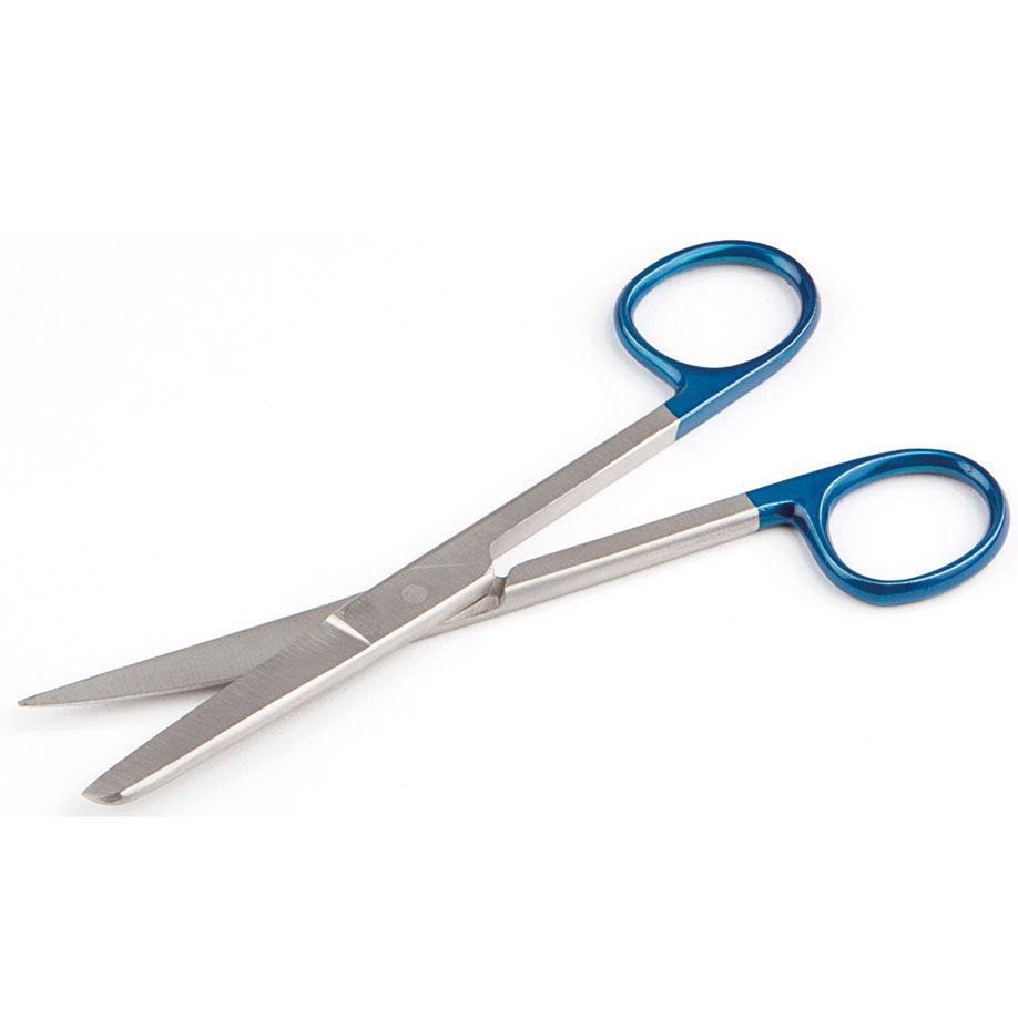 chir. Scheren gerade, spitz/stumpf,14,5 cm, zum Einmalgebrauch (25 Stck.)Kart. = 4 Pack