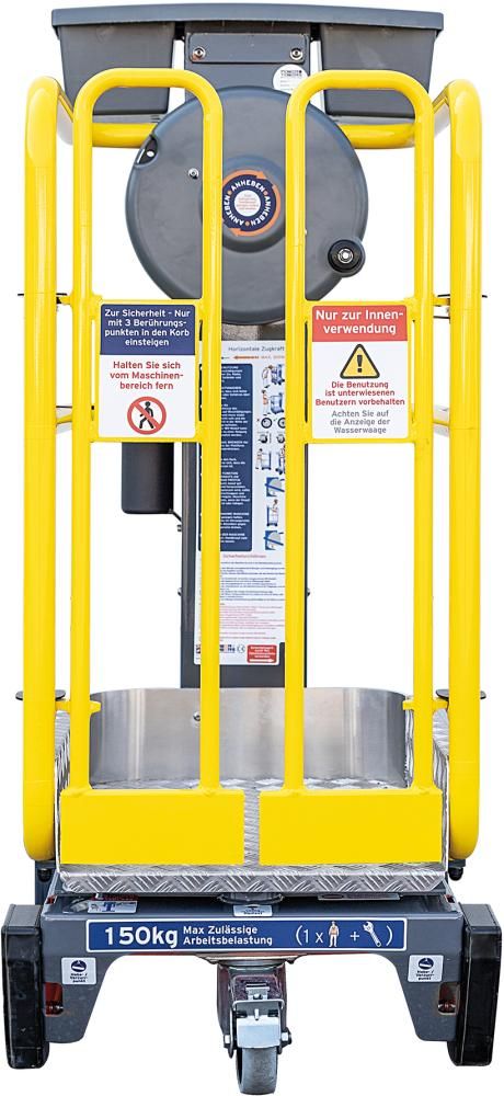 Flexlift 2.2 Plattform B850xT640 mm Plattformhöhe 2200 mm Arbeitshohe bis 4,20 m
