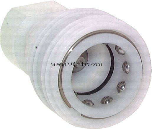 Kupplung ISO 7241-1B, Muffe, G 1/8"(IG), POM