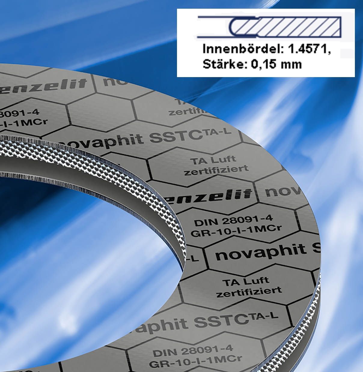 Frenzelit novaphit® SSTC TA-L Dichtung mit IB