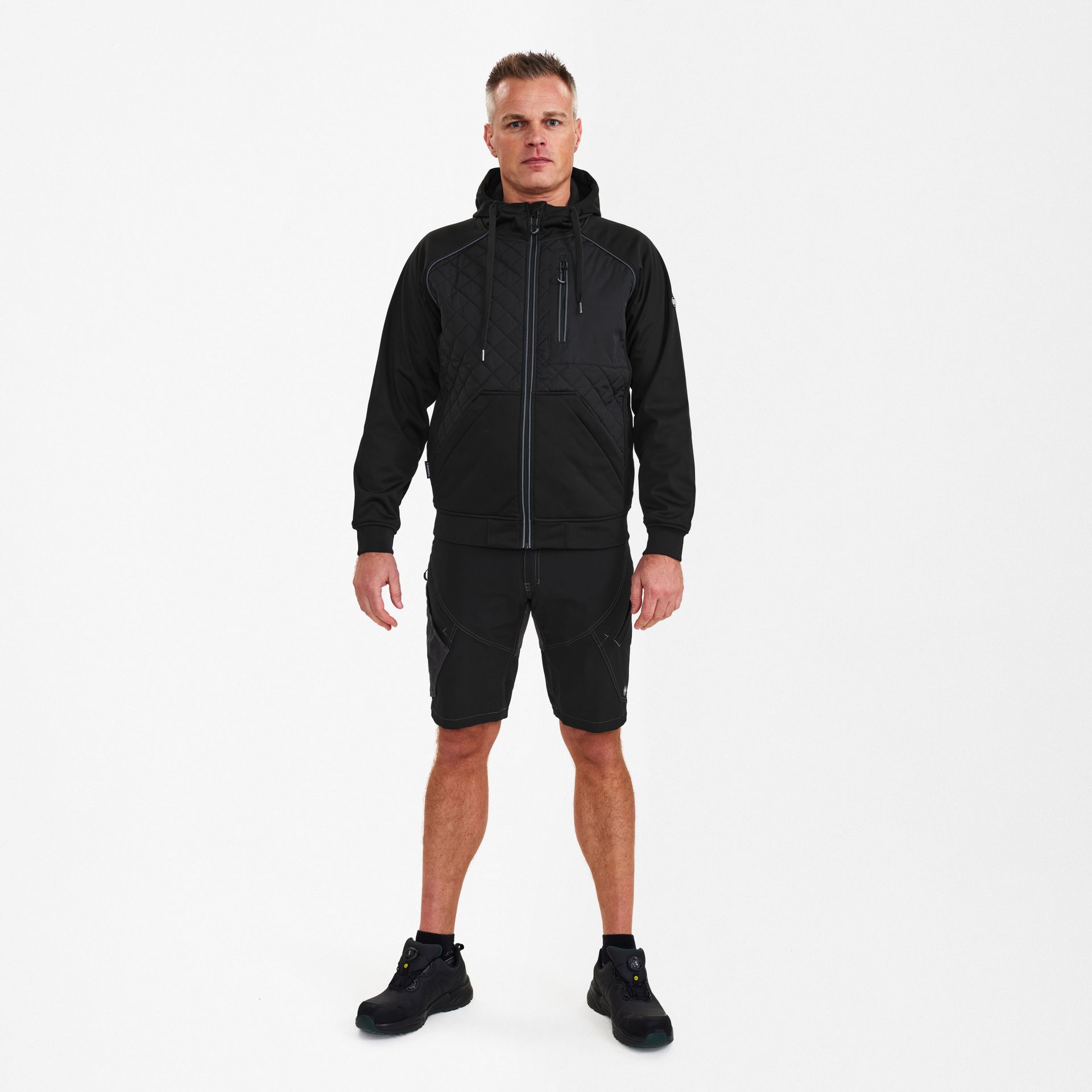 X-treme Softshelljacke mit Kapuze Schwarz, Gr. XL