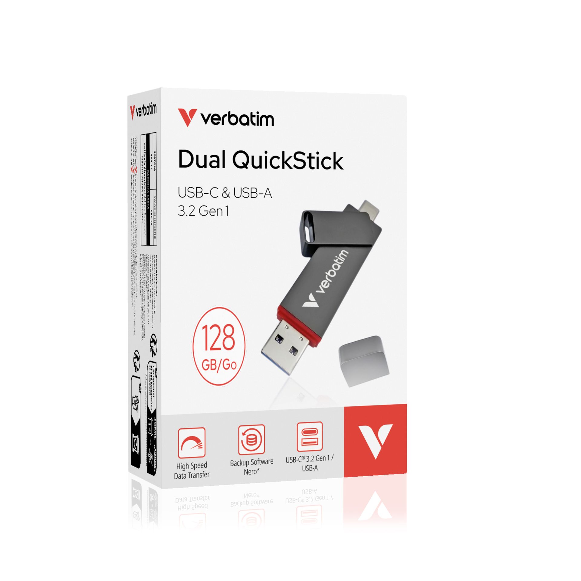 USB-Stick Dual QuickStick USB-A-C 128GB