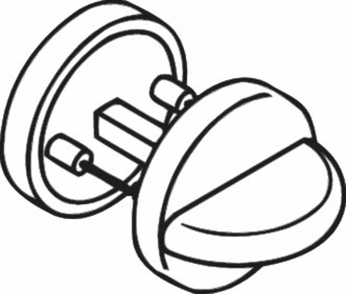 Hewi Schlüsselrosette weiß